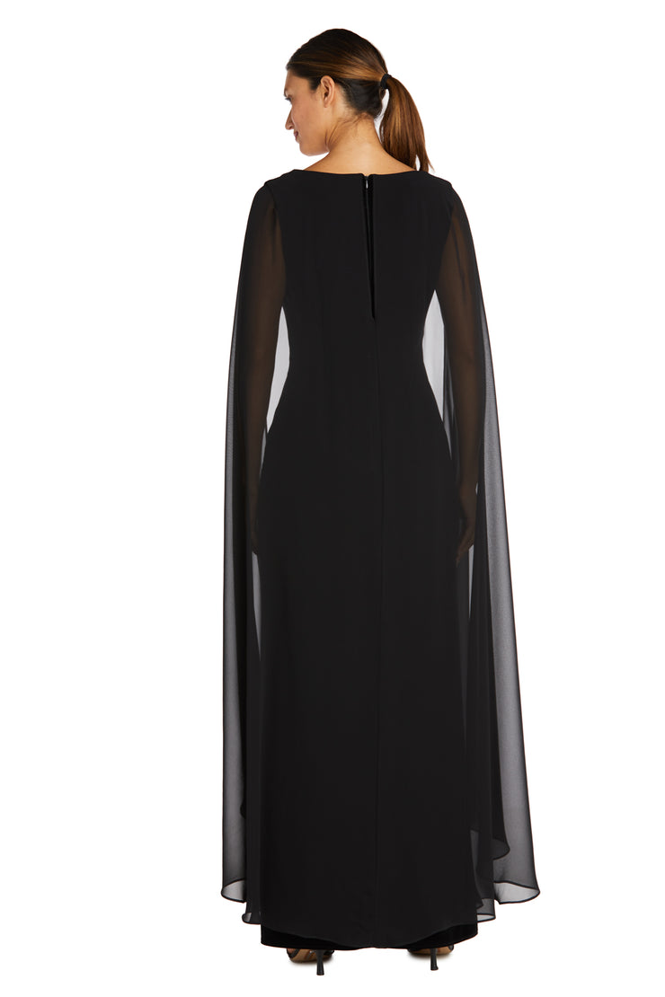 Amazon.com: LAUREN Ralph Lauren Womens Georgette-Cape Jersey Gown Black 0 :  Clothing, Shoes & Jewelry